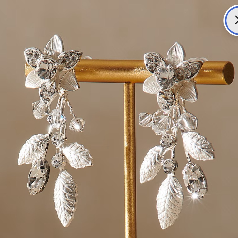 Floral Bridal Earrings